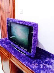 Bando tv tabung polos bulu rasfur uk 14-21 inch / Bando tv tabung bulu murah