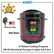 AMGO SH-13 Electric Pressure Cooker 6L [12 Cooking Programs]