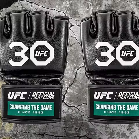 UFC Professional Boxing Training Gloves Half Finger Leather Cushion for Adult Sanda Boxing UFC Train