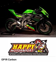 Knalpot racing merk Austin Racing ori UK Kawasaki ZX25R: GP1R carbon