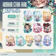 Honkai Star Rail HSR Keychain and Mini Badges Keychain Anime Keychain Cute