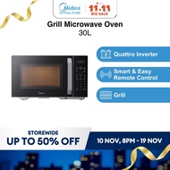 Midea MMO-EG930MX Grill Microwave Oven, 30L