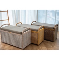 Rattan Storage Bench
