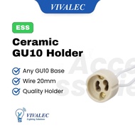 GU10 LED Lamp Socket Holder , GU10 Base Halogen Holder ( CERAMIC )