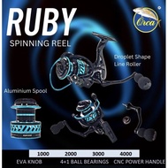 Reel Pancing Orca Ruby Ukuran 1000 2000 3000 dan 4000 Sudah Power Handle Ringan Cocok Buat Kuat Bisa COD