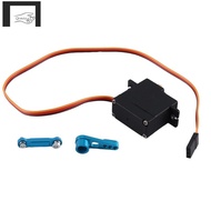 Three Wire Metal Gear Servo with Servo  Servo Rod for  144001 124019 124018 A959-B A959 RC Car Upgra