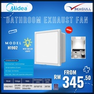 MIDEA BATHROOM CEILING EXHAUST FAN SLIM WITH HIGH BRIGHTNESS LED 40W ELEGANT SERIES H1902-F40-X (1 Y