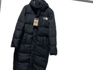 韓國預訂 the north face 刺繡logo 長身羽絨外套