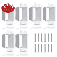 6 Pcs Box Extender Electrical Outlet Box Extender Single Gang Box Extender with 12pcs Screws 1 Gang 