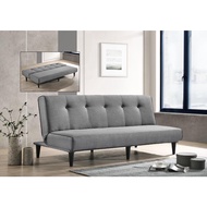 [PREORDER] Grey 5-Feet Fabric Sofa Bed / Living Hall Sofa / Lounge Sofa Bed / Office Sofa Bed / Room