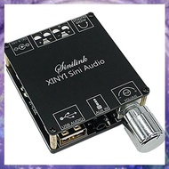 (Y W Z H)XY-C50L Bluetooth 5.0 AUX Digital Power Amplifier Board 2X 50W Speaker Stereo Audio AMP Mod