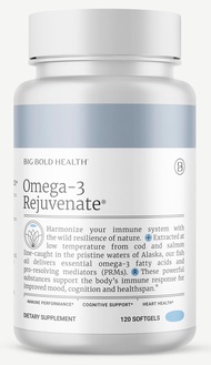 2 MONTH SUPPLY - Omega-3 Rejuvenate Fish Oil Supplement, Wild Alaskan Cod and Sockeye Salmon Fish Oi