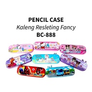 Large zipper tin pencil case character BC666