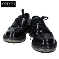 Prada Black Patent Air Sole Wingtip Shoes, Size 5 1/2 [Used]