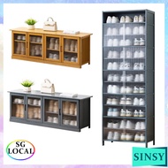 SINSY Shoe Cabinet Home Shoe Rack 2024 New Flip Door Shoe Rack Cabinet