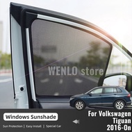For Volkswagen VW Tiguan 5seats 2016-2023 Magnetic Car Sunshade Front Windshield Frame Curtain Rear 