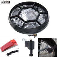 DUUTI 6V 3W Bike Bicycle Dynamo Lights LED Self-powered Front Light Headlight and Rear Light LED Lamp Set Safety for Bicycle