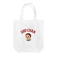 Sho Chan  梳醬 tote bag 袋~Sho-Chan字樣  白/米/黑/紅/黃/桃紅/青綠/藍色