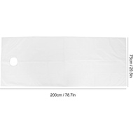 2 Pieces Massage Table Sheets, 200x75 cm/78.7x29.5 inch Beauty Salon Bed Sheets Breathable Oil Resis