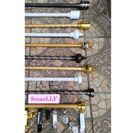 Fullset Curtain Rod Curtain Pole 50cm-400Cm