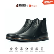 Bradleys Elagos Black - Men's Chelsea Boots Slip-On Leather Shoes Chelsea Boots Men Leather Boots