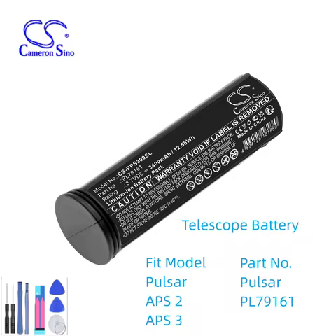 Telescope Battery For Pulsar:APS 2,APS 3,PL79161,Axion XM,Axion XQ,Axion XQ LRF,Proton XQ,Proton FXQ