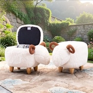 Free shipping Sheep Animal Ottoman Stools Children's Stool Animal Shape Footrest Stool YCKR