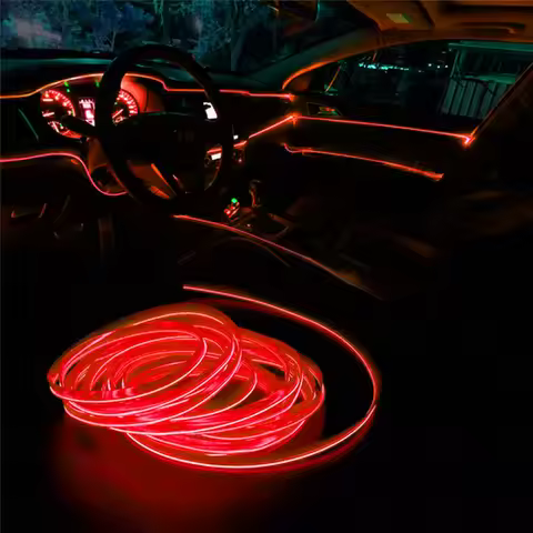 2m For Audi A8 A7 A5 A6 A4 A3 A1 TT B7 B6 Q7 Q5 Q3 Neon LED Atmosphere Light Car Interior Lighting S