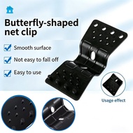 50 PCS Sunshade Net Clips Butterfly Type Greenhouse Film Clip Windproof Net Hook Garden Agriculture 