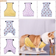 QIRVEN Dog Belly Protection Clothing, Breathable Dog Bib Dog Belly Band, Dog|Protection Cloth Anti-d