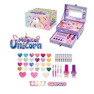 Tas Kosmetik Putri Duyungchildren Pretend Plays Make Up Kit Set Mainan Make Up Anak Dengan Fungsi As