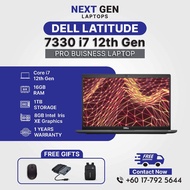 Dell Latitude 7330 Laptop | i7 12th Gen | 16GB RAM | 1TB SSD | 13.3" FHD | Windows 11 Pro | 1 Year W