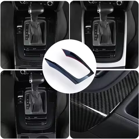 ABS Gear Shift Frame Shift Panel Decoration Center Console Interior Upgrade Gear Box Mouldings for A