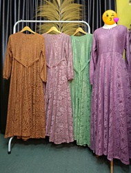 PROMO GAMIS BRUKAT / BRUKAT KONDANGAN BUSUI / MAXI GAMIS PESTA BRUKAT