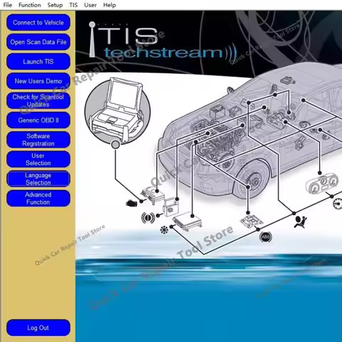 2026 Latest 02/2023 for TIS Techstream 18.00.018 Software CD Diagnostic Tools Used in MINIVCI MINI V