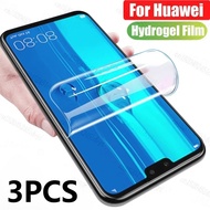 3Pcs Matte Frosted Hydrogel Film For Huawei Mate 30E 30 20 10 9 X RS Porsche Pro 5G 4G Lite Anti Blu