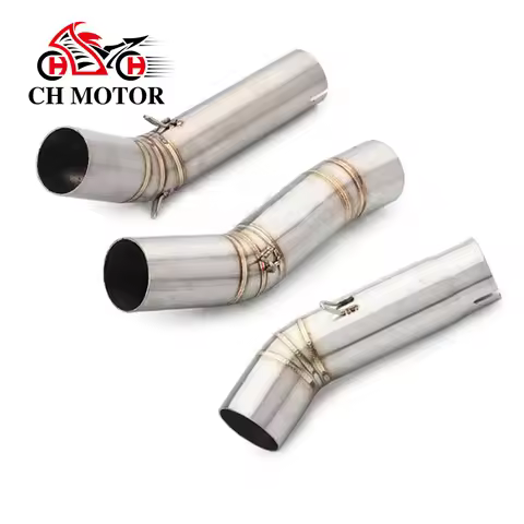 51mm Universal Muffler Escape Section Adapter Tube GSXR 600 750 K6/7/8/9/10/11/12/13/14/15 Motorcycl
