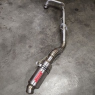 BM POWER RACING EXHAUST PIPE Y15ZR 💯% ORIGINAL