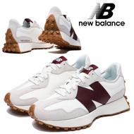🔥 Hot Sale 🔥 New Balance   NB 327 WS327KA สีขาวเทาแดง Unisex รองเท้า AUTHENTIC PRODUCT DISCOUNT Official genuine Men's and Women's Running Shoes รองเท้าวิ่ง กันลื่น สําหรับผู้ชาย ผู้หญิง