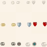 Love One Piece Shipment Double G Interlocking Earrings Asymmetrical Ancient Fashion Popular Earrings