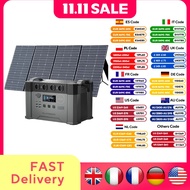 ALLPOWERS Solar Generator S2000 Pro with 400W Solar Panel, 4 x 2400W AC Outlets, 2400W Portable Powe