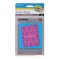 Cuttlebug A2 Embossing Folder - Skeleton Scroll