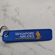 Aerospace Embroidery Keychain Hong Kong Cathay Pacific Aircraft Engine Pendant Aviation Safety Belt 
