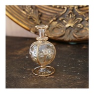 瑕疵(缺蓋)特價.老件.埃及手工香水瓶.口吹輕薄玻璃瓶.高7.5cm