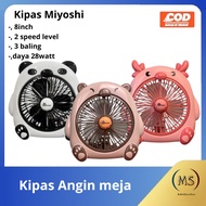 / Character Electric Table Fan 8 Inch Miyoshi Table Fan 2 Speed Levels