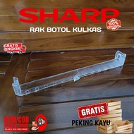 RAK BOTOL BAGIAN TENGAH KULKAS SHARP 1 PINTU DAN 2 PINTU ORIGINAL BARU