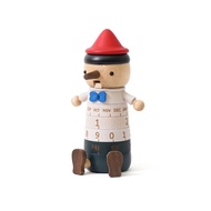 【小木偶】2025木製轉動萬年曆 桌曆 日曆 禮物 | Wooderful life