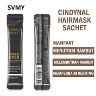 SVMY - [PAKET 10 PCS] Hair Mask Kemasan Sachet / Pelurus Rambut Tanpa Dicatok / Cindynal Smooth and Moisten Hair Film