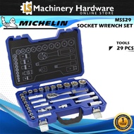 MICHELIN 29PCS SOCKET WRENCH SET MSS29 - Original Michelin Set - 1 Year Local Warranty