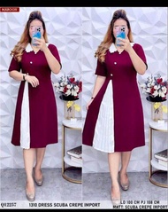 dress scuba cantik ld 110cm